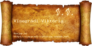 Visegrádi Viktória névjegykártya